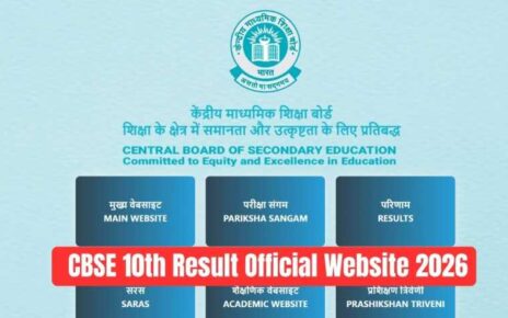CBSE 10th Result Official Website 2026