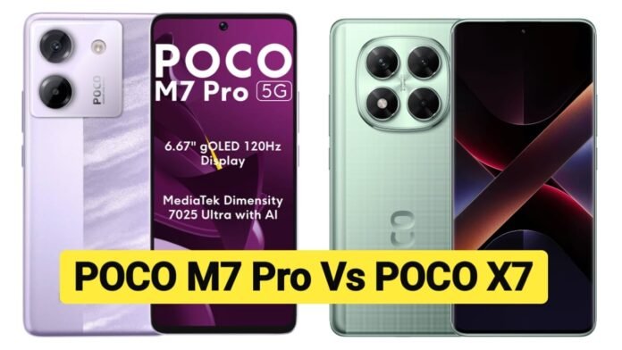 POCO M7 Pro Vs POCO X7