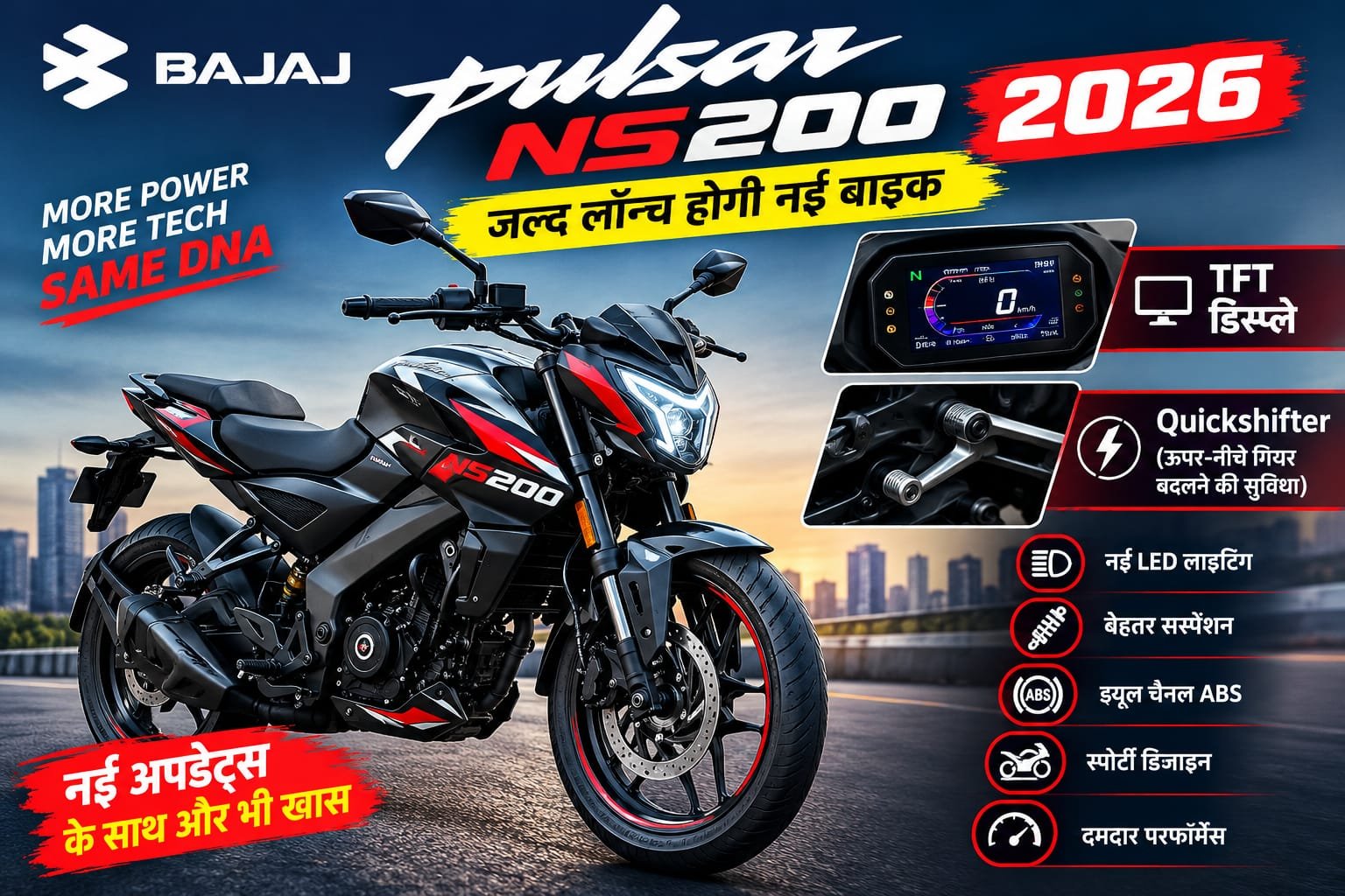 Bajaj New Pulsar NS200 2026