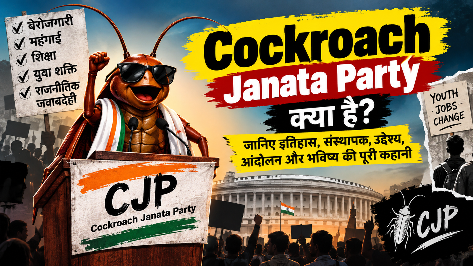 Cockroach Janata Party क्या है?