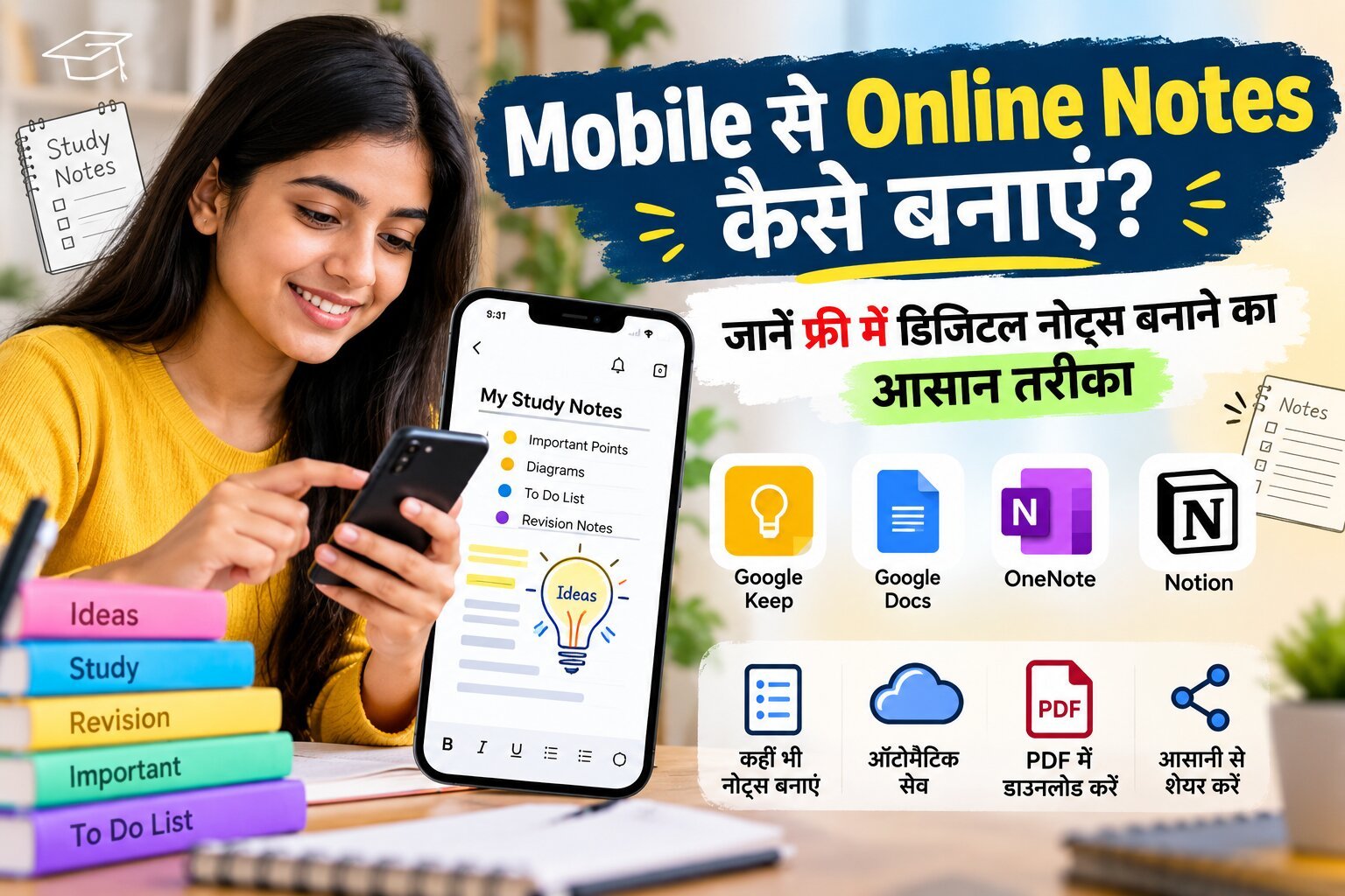 Mobile Mein Notes Kaise Banaye